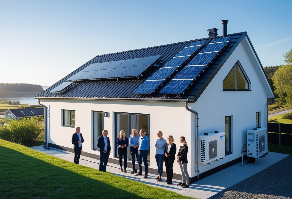 Energibesparelser med varmepumper og nyt tag på Fyn